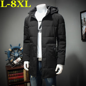 8XL 7XL 6XL  grande taille Veste Hommes Casual Parka Veste epais Hommes A Chaud Hommes Cotton-padded clothes Manteaux et Vestes