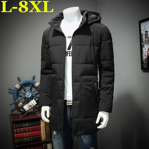 8XL 7XL 6XL  grande taille Veste Hommes Casual Parka Veste epais Hommes A Chaud Hommes Cotton-padded clothes Manteaux et Vestes