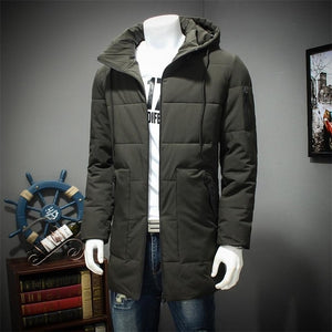 2018 grande taille Veste Hommes Casual Parka Veste epais Hommes A Chaud Hommes Cotton-padded clothes Manteaux et Vestes