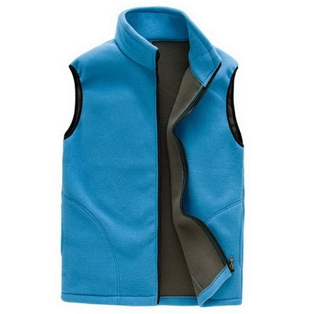 LOMAIYI Polar Fleece Vests For Men 2019 Spring/Winter Warm Vest Man Navy Waistcoat Male Sleeveless Jacket Men's Vest AM131