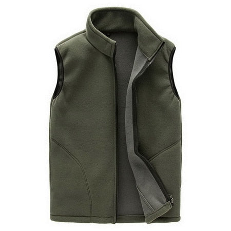 LOMAIYI Polar Fleece Vests For Men 2019 Spring/Winter Warm Vest Man Navy Waistcoat Male Sleeveless Jacket Men's Vest AM131