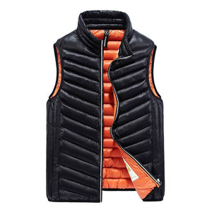 Hot Sale duck down vest men Ultra Light high quality Duck Down Vest Slim waistcoat Vest Sleeveless jacket black 2019 New Winter